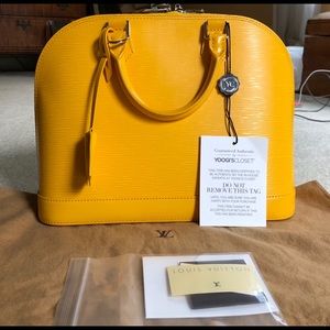 Louis Vuitton Alma PM Citron epi